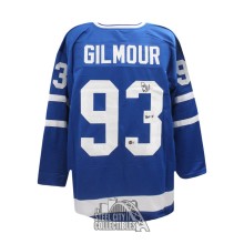 Doug Gilmour HOF 11 Autographed Toronto Custom Hockey Jersey - BAS (3 Signed)