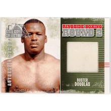 Buster Douglas 2011 ITG Ringside Boxing Silver Trunks Card #AM-46 (Flat White)