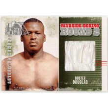 Buster Douglas 2011 ITG Ringside Boxing Silver Trunks Card #AM-46 (White Patch)