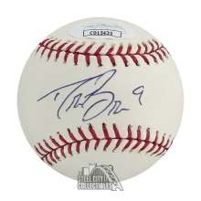Drew Brees Autographed Rawlings Baseball - JSA COA