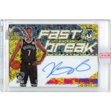 Kevin Durant 2019-20 Panini Mosaic Fast Break Gold Autograph Card #FB-KDR 1/10