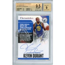 Kevin Durant 2017-18 Panini Chronicles Autograph Card #CA-KDR 6/99 BGS 9.5