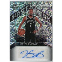 Kevin Durant 2020-21 Panini Prizm Fast Break Prizm Auto Card #FBA-KDU