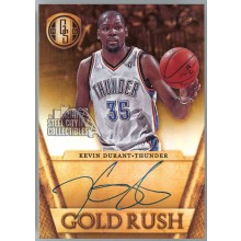Kevin Durant 2014-15 Panini Gold Standard Gold Rush Autograph Card #14 14/50