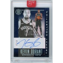 Kevin Durant 2019-20 Panini Illusions Trophy Collection Sapphire Auto Card 05/15