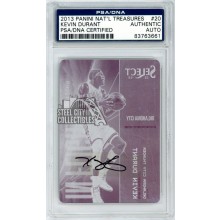 Kevin Durant 2013 National Treasures Select Autograph Plate Card #20 1/1 PSA/DNA