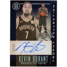 Kevin Durant 2019-20 Panini Illusions Trophy Collection Sapphire Auto 10/15