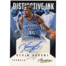 Kevin Durant 2015-16 Panini Prestige Distinctive Ink Gold Auto 22/25