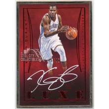 Kevin Durant 2014-15 Panini Luxe Framed Autograph Card #L-KD 15/40