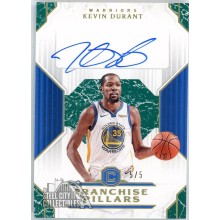 Kevin Durant 2018-19 Panini Cornerstones Franchise Pillars Autograph Card #FR-KDR 5/5