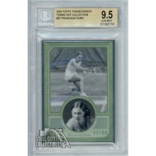 Francoise Durr 2020 Topps Transcendent Tennis HOF Card #27 /50 BGS 9.5 Gem Mint