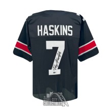 Dwayne Haskins Autographed Ohio State Custom Black Football Jersey - BAS