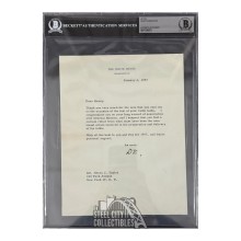 Dwight D Eisenhower Autographed Letter - BAS (January 2nd 1957)