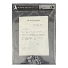 Dwight D Eisenhower Autographed Letter - BAS (July 25th 1952)
