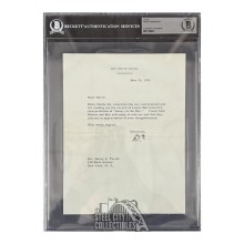 Dwight D Eisenhower Autographed Letter - BAS (May 10th 1955)