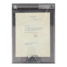 Dwight D Eisenhower Autographed Letter with Envelope - BAS (Oct 19 1954)