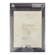 Dwight D Eisenhower Autographed Letter with Envelope - BAS (Sept. 24 1953)