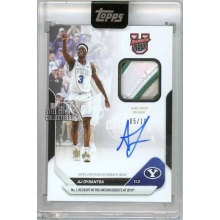 AJ Dybantsa 2025-26 Bowman U Now Game-Used Sneaker Autograph Card #1B 5/10