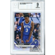 AJ Dybantsa 2025-26 Bowman University Now Rookie Card #58 BGS 9 Mint