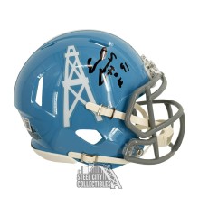 Earl Campbell HOF 91 Houston Oilers 60-62 Throwback Mini Football - BAS