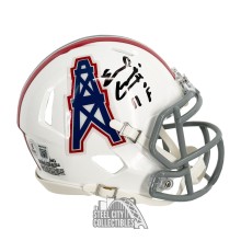 Earl Campbell HOF 91 Houston Oilers 75-80 Throwback Mini Football - BAS
