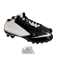 Earl Campbell Autographed Nike Vapor Speed Black & White Football Cleats - JSA