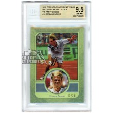 Stefan Edberg 2020 Topps Transcendent Tennis VIP Green Card #16 /20 BGS 9.5