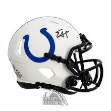 Edgerrin James Autographed Indianapolis Colts Lunar Eclipse Mini Football Helmet - BAS