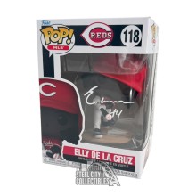 Elly De La Cruz Autographed Cincinnati Reds Funko Pop - BAS (Damaged Box)
