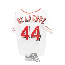Elly De La Cruz Autographed Cincinnati Custom White Baseball Jersey - BAS