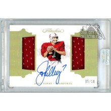 John Elway 2018 Panini Flawless Collegiate Dual Diamond Patch Auto Card 05/10