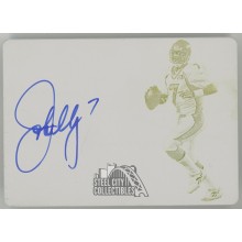 John Elway 2019 Panini Impeccable Printing Plate Autograph Card #IV-JE 1/1
