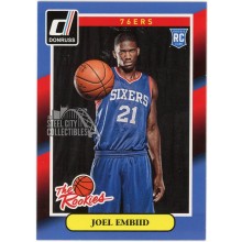 Joel Embiid 2014-15 Panini Donruss The Rookies Rookie Card #3