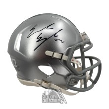 Emeka Egbuka Autographed Ohio State Speed Mini Football Helmet - BAS