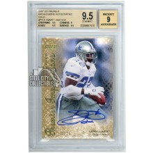 Emmitt Smith 2007 UD Premier Impressions Gold Auto 13/25 BGS 9.5 Gem Mint