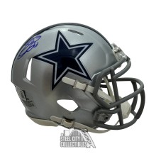Emmitt Smith Autographed Dallas Speed Mini Football Helmet - BAS