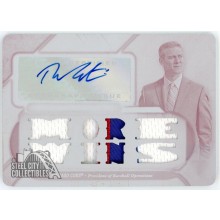 Theo Epstein 2017 Topps Triple Threads White Whale Plate Patch Auto Card 1/1