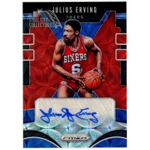 Julius Erving 2019-20 Panini Prizm Autograph Card #SG-JEV