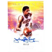 Julius Erving 2020-21 Panini Origins Legendary Autograph Card #LA-JEV 05/10