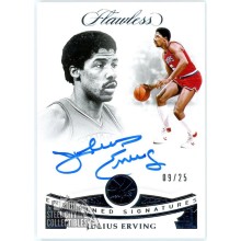 Julius Erving 2018-19 Panini Flawless Enshrined Autograph Card #EN-JEV 09/25