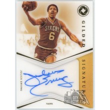 Julius Erving 2019-20 Panini Opulence Gilded Signatures Auto Card #GS-JE 02/10
