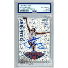 Julius Erving 2012-13 Panini Marquee Slam Dunk Legends Autograph Card #7 PSA/DNA