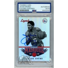 Julius Erving 2012-13 Panini Marquee Legends Autograph Card #110 PSA/DNA