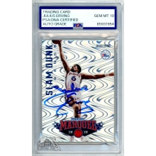 Julius Erving 2012-13 Panini Marquee Slam Dunk Legends Auto Card #7 PSA/DNA 10