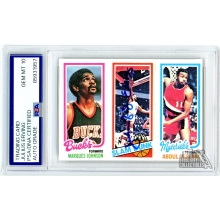 Julius Erving 1981 Topps Slam Dunk Autograph Card #262 PSA/DNA 10
