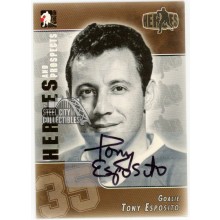 Tony Esposito 2004-05 In The Game Heroes & Prospects Autograph Card #A-TE