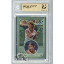 Chris Evert 2020 Topps Transcendent Tennis HOF Card #20 /50 BGS 9.5 Gem Mint