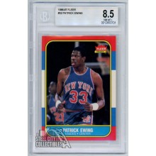 Patrick Ewing 1986-87 Fleer Rookie Card #32 BGS 8.5 NM-MT+