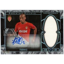 Fabinho 2017-18 Topps Museum UEFA Champions League Momentous Material Autograph Card #AJR-F 6/30