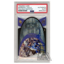 Marshall Faulk 1996 Upper Deck SPX Autograph Card #SPX9 PSA/DNA